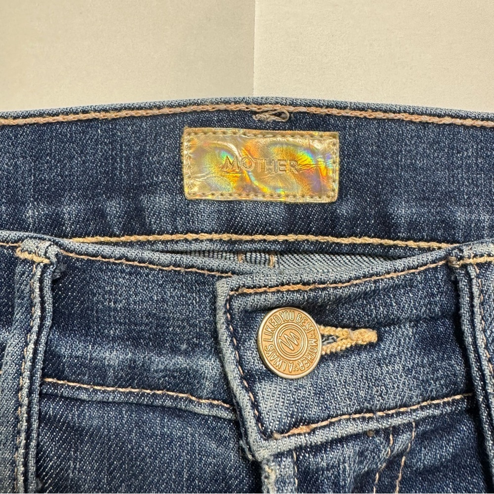 MOTHER The Insider Crop Jeans Size: 24 - Picture 6 of 14